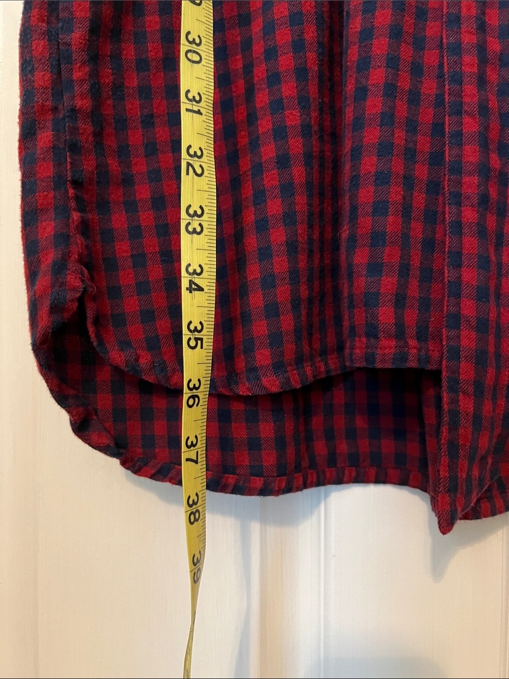 Eddie Bauer Women’s Fremont Flannel Wine Colored Shirt Dress in Sz. Medium - Picture 5 of 11